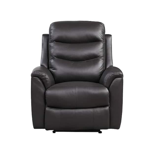 argos brown leather chair