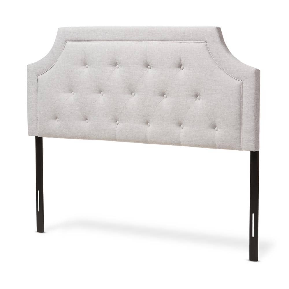 Mars King Size Beige Tufted Upholstered Headboard