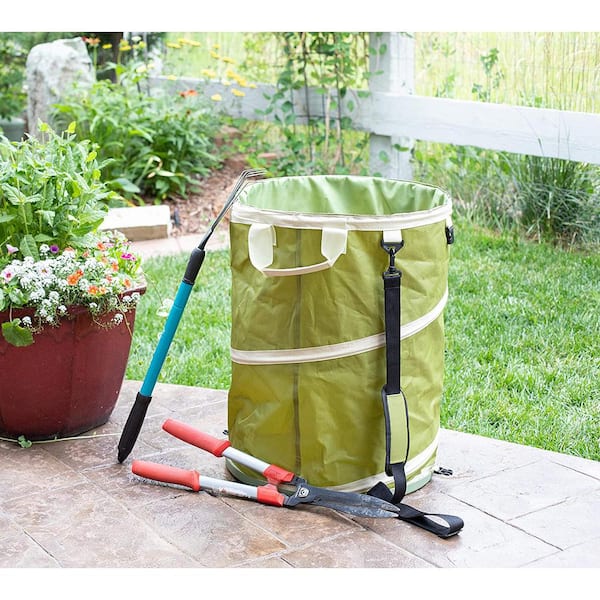 30 Gallon Outdoor Camping Portable Rubbish Bin With Handles