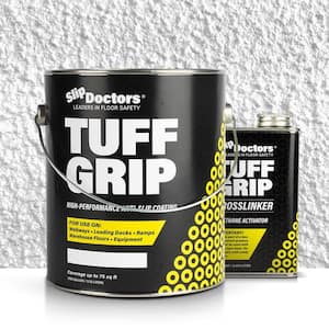 Tuff Grip Extreme 1 gal. White Semi-Gloss Urethane Anti-Slip Exterior/Interior Patio Concrete Sealer