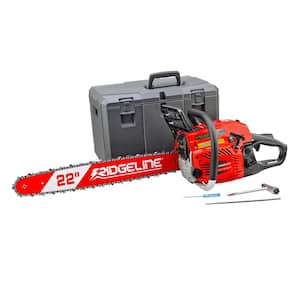 22 in. 57 cc Gas Chainsaw with Case