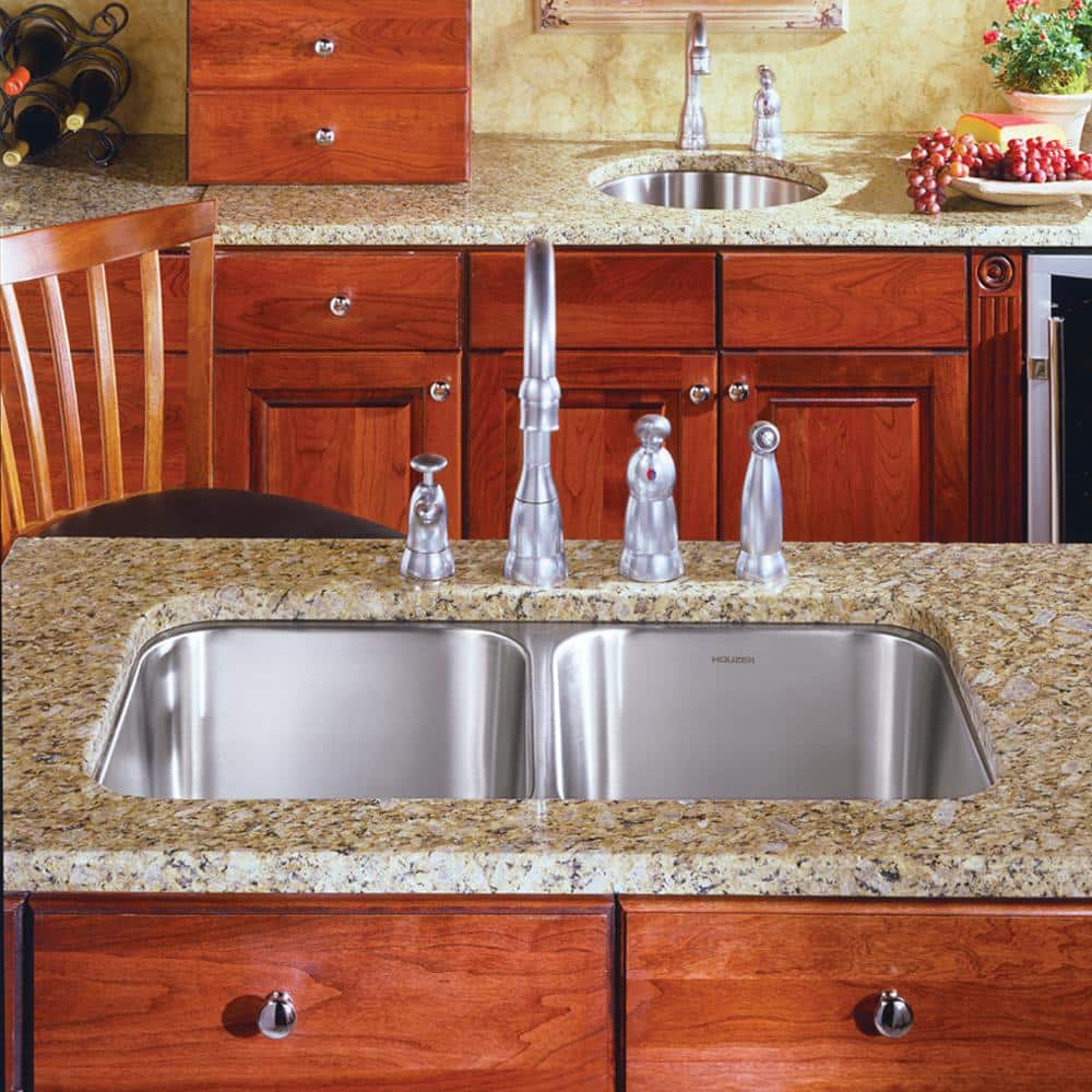 Medallion Classic Stainless Steel Double Bowl Kitchen Sink