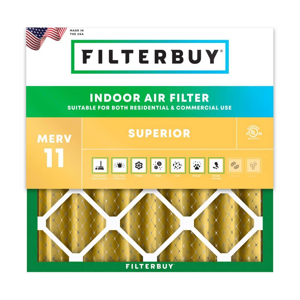 13.25 in. x 13.25 in. x 4 in. MERV 11 (FPR 7) Allergen Defense Pleated HVAC AC Furnace Air Filters Replacement (1-Pack) price history on PriceWatchPro