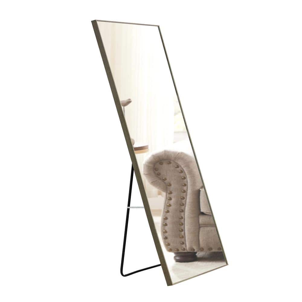 Superior Craftsmanship Gray 17 in. W x 60 in. H Rectangular Wood Full Lengt