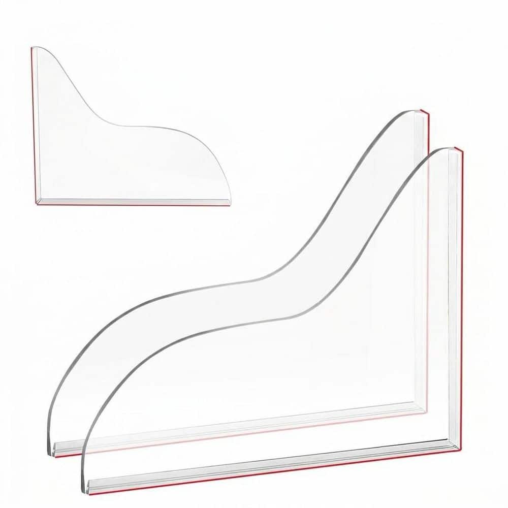 2 Pack Waterproof Self-Adhesive Shower Splash Guard 9.25 in. W x 11.25 in. L White Bathtub Barrier price history on PriceWatchPro