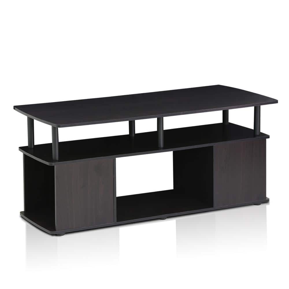Blackwood Rectangular Coffee Table with Storage Shelves