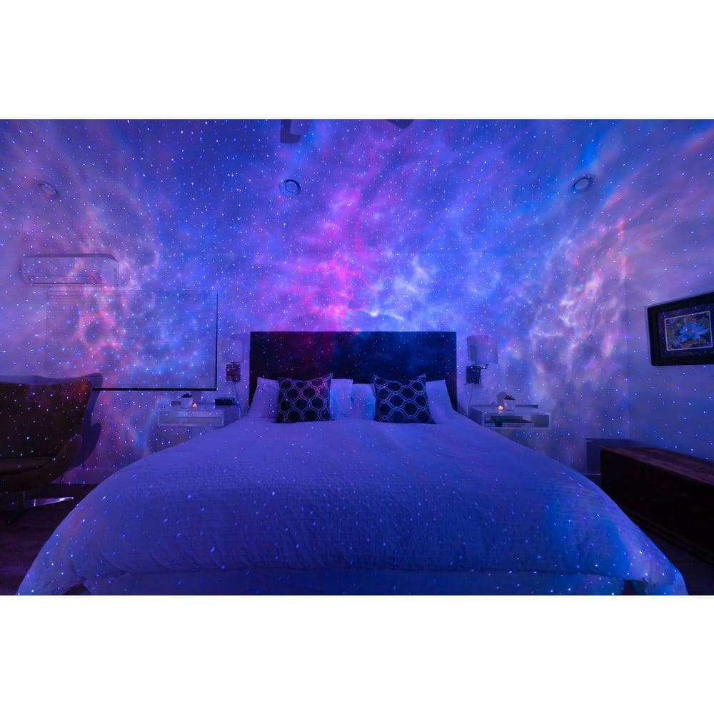 Sky Lite Evolve White LED Galaxy Projector with Blue Stars