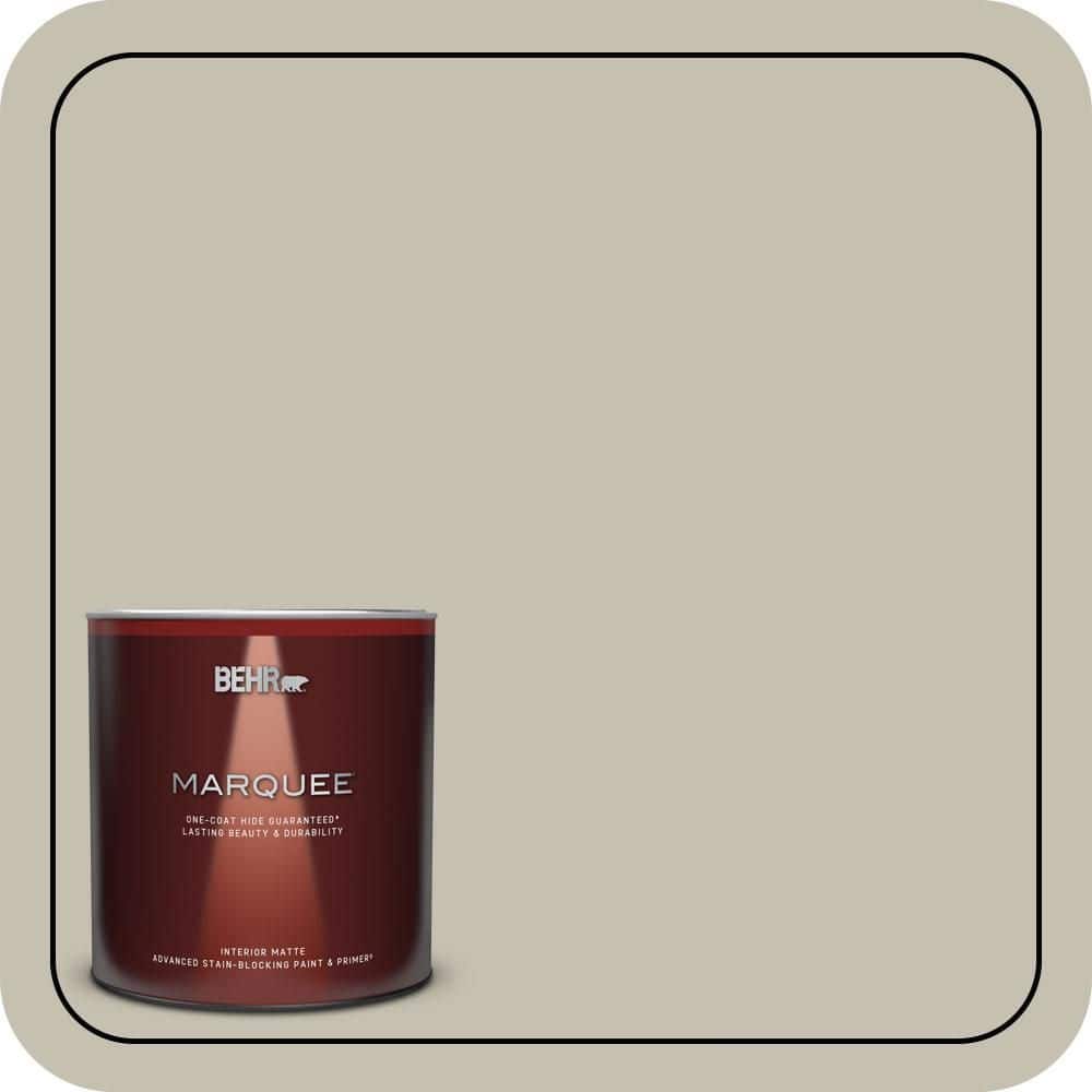 1 qt. #PPU8-17 Fortress Stone Matte Interior Paint & Primer product image for price tracking