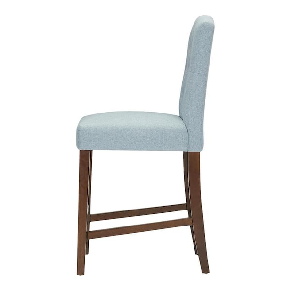 stylewell beckridge upholstered bar stool with back and seat