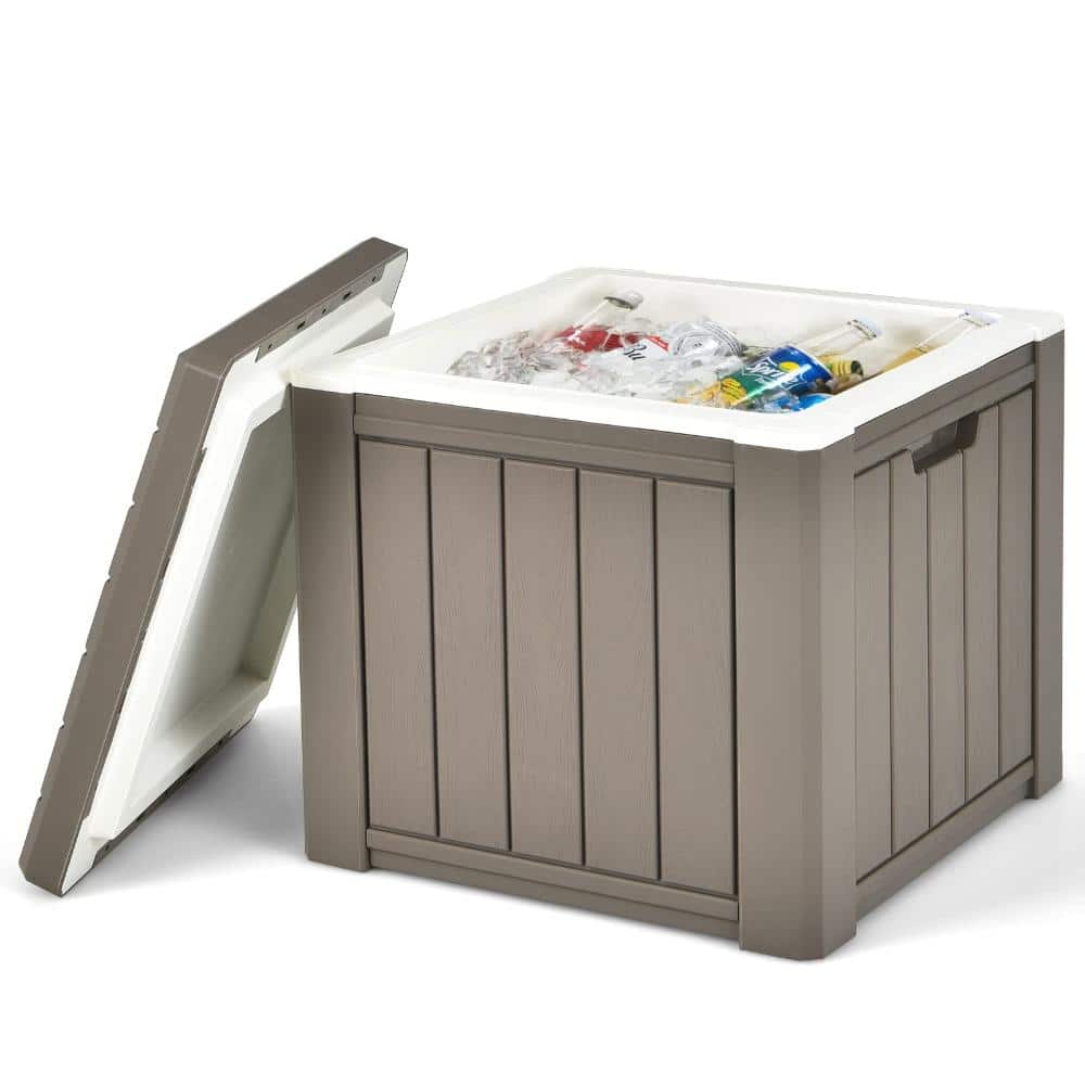 Portable Ice Cooler Side Table Multifunctional with Drainage price history on PriceWatchPro