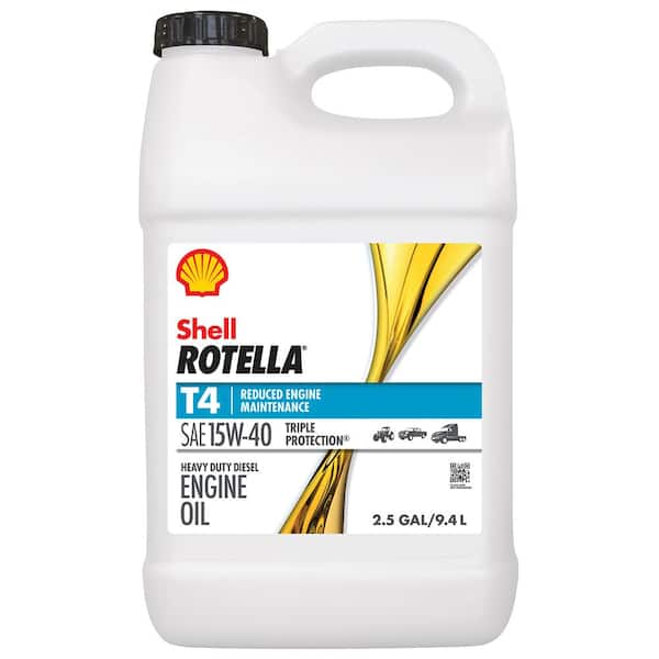 Shell Rotella Shell Rotella T4 Triple Protection SAE 15W-40 Diesel Motor Oil 2.5 Gal.