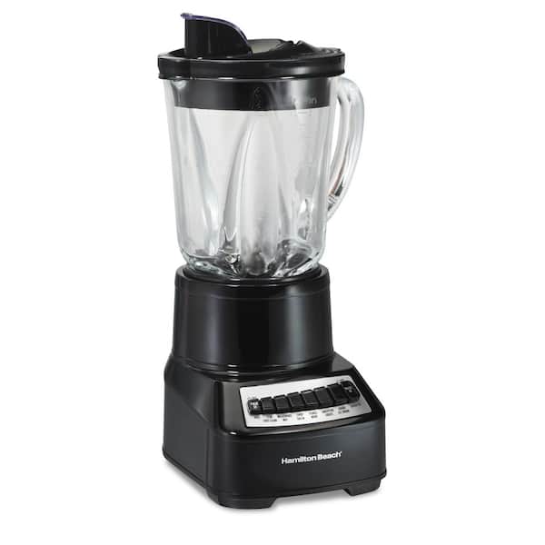 Hamilton Beach Wave Crusher Blender with 40 Oz Glass Jar and 14 Functions &  Personal Blender for Shakes and Smoothies with 14 Oz Travel Cup and Lid
