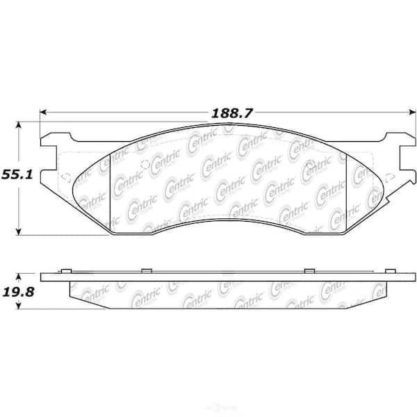 Centric Parts Disc Brake Pad Set
