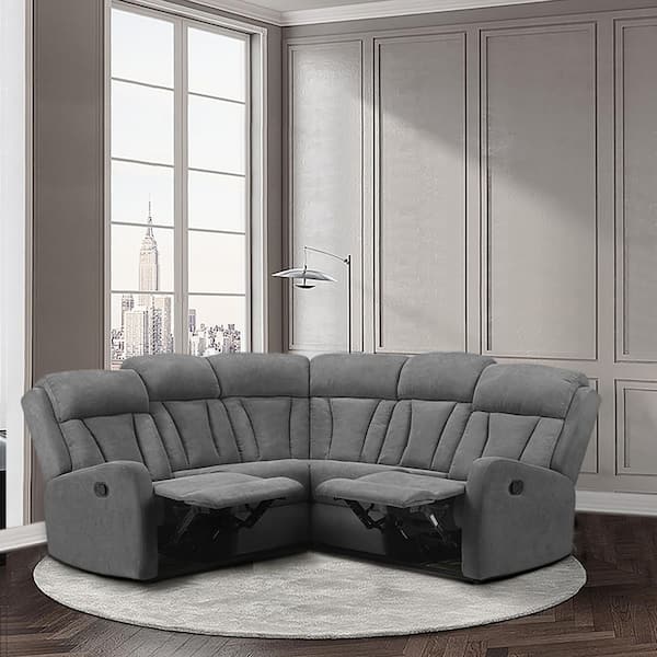Elegant Designed Curvy Back Support Luxurious Leather Sofa Set