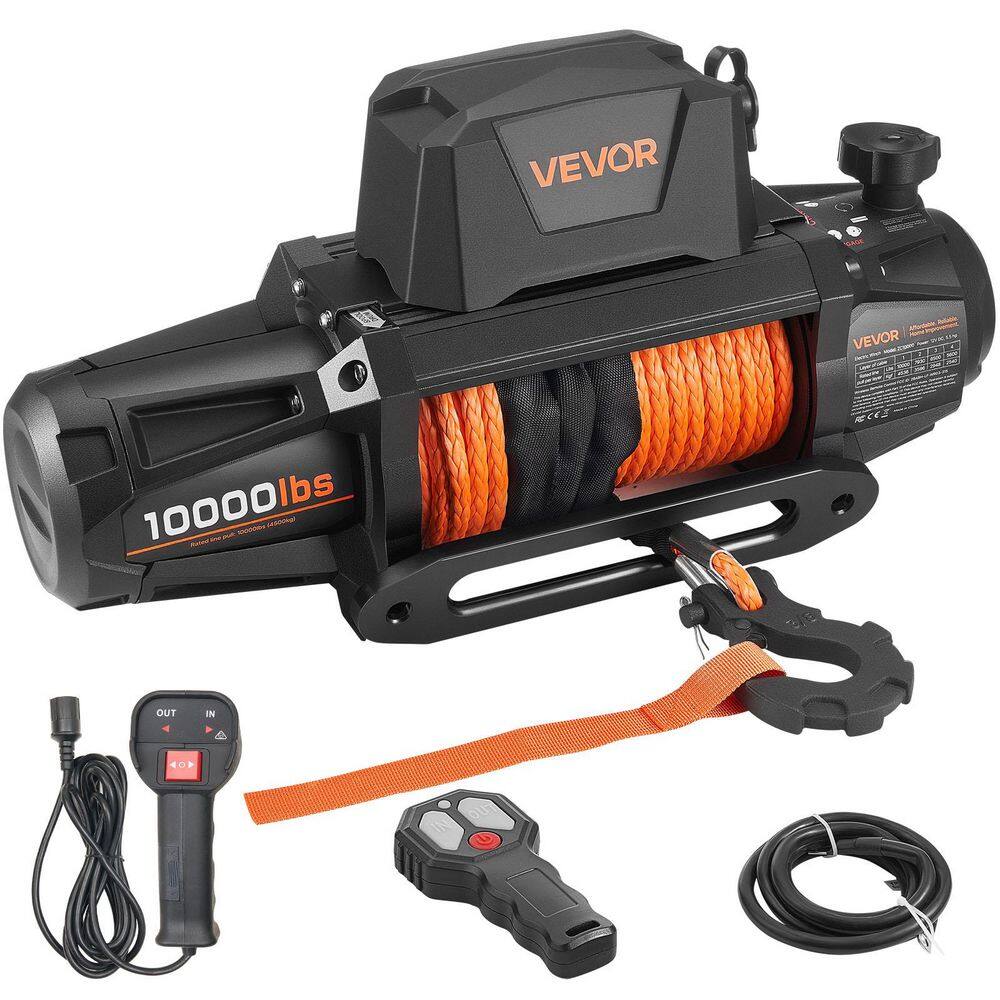 Electric Winch, 10000 lbs. Capacity 12V DC Truck Winch with 7/20 in. x 90 ft. Synthetic Rope, Wireless and Wired Remote price history on PriceWatchPro