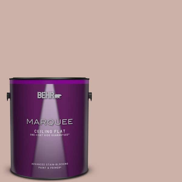 BEHR MARQUEE 1 gal. Home Decorators Collection #HDC-CT-07A Vintage Tea Rose One-Coat Hide Ceiling Flat Interior Paint & Primer