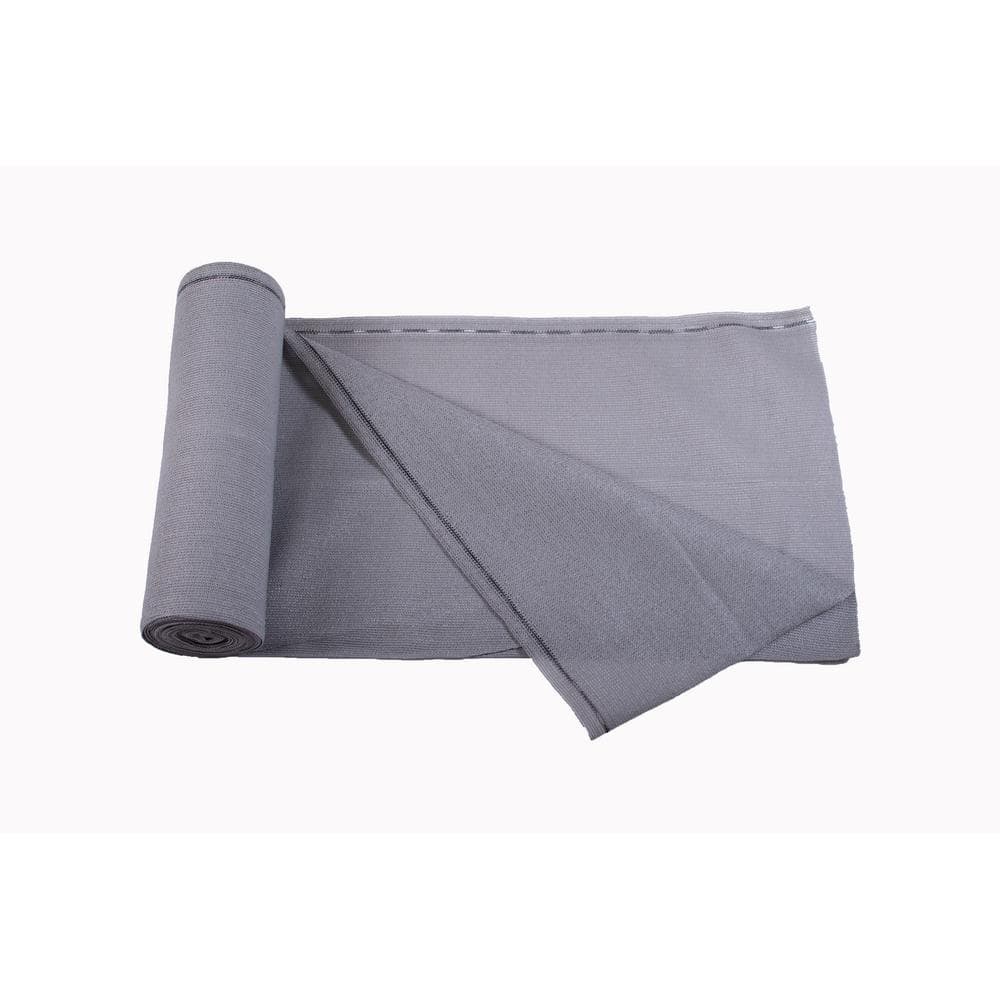 EZ Privacy Screen 44 in. x 50 ft. Grey Mesh Fence