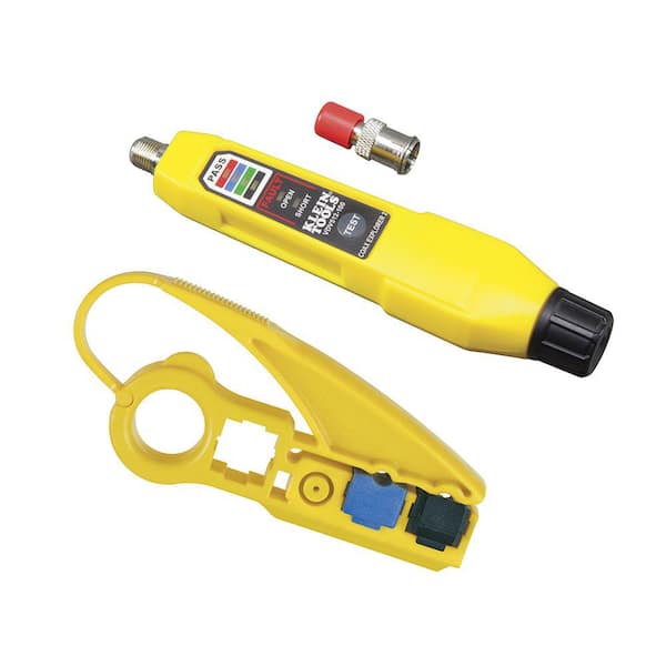 Klein Tools 2-Piece Cable Tester and Radial Stripper Tool Set