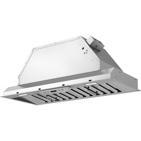 Tornado II 34 in. 600 CFM Insert Range Hood with LED Lights in Stainless Steel
