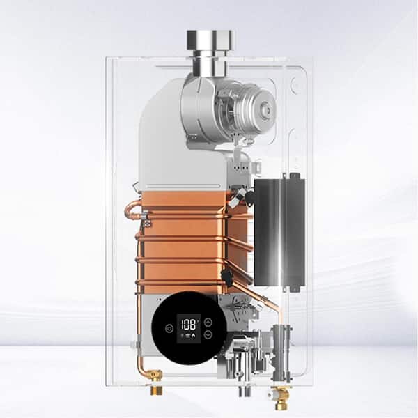 BTH Ultra 27 KW Electric Boiler – 92,125 BTU For Water & Glycol Radiant Floor Hydronic Heating, Compact Wall-Mount