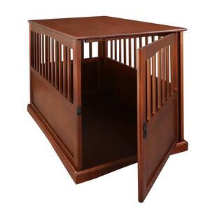 Pet Crate End Table, Walnut