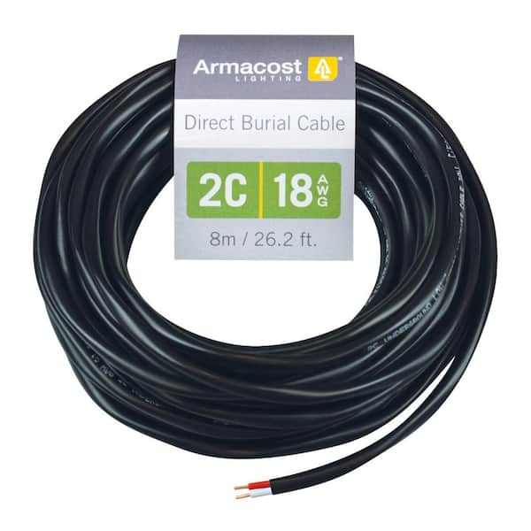 Armacost Lighting 26.2 ft. 18 AWG WP 2C Low-Voltage Landscape Lighting Wire