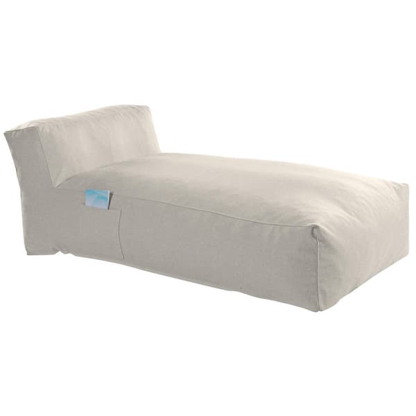 Outdoor Olefin Chaise Lounge (Ivory)