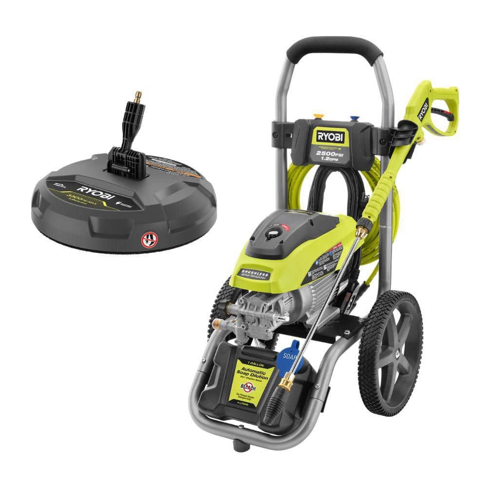 2500 PSI 1.2 GPM High Performance Cold Water Electric Pressure Washer with 12 in. Surface Cleaner price history on PriceWatchPro