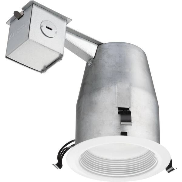 Lithonia Lighting 4 in. Matte White Recessed LED Baffle Kit