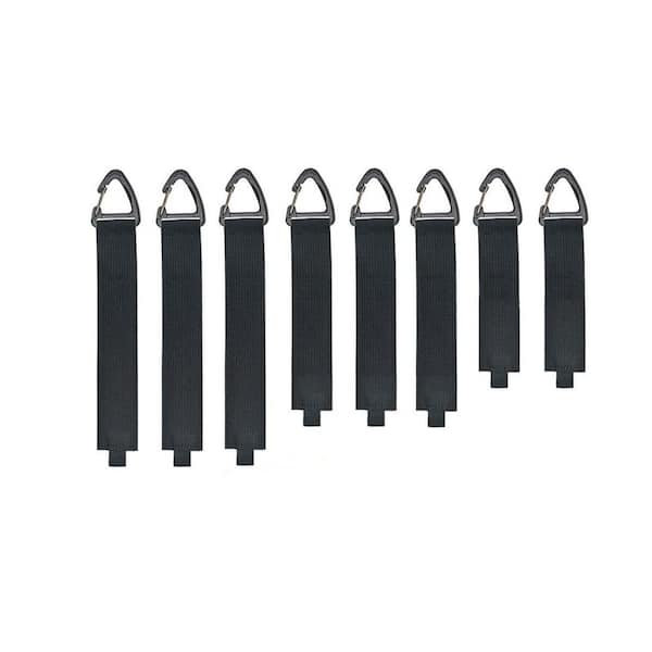 Extension Cord Holder Organizer for Garage Storage, Heavy Duty Nylon Straps with Triangle Buckle, 8 Pack