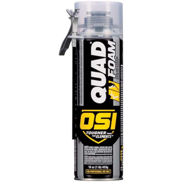 OSI QUAD 16 fl. oz. Window and Door Installation Foam for Dual Use with Gun or New Pro Size Straw (8-Pack)