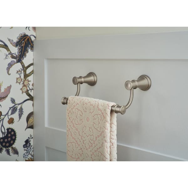 Belfield 9 in. Hand Towel Bar in Brushed Nickel