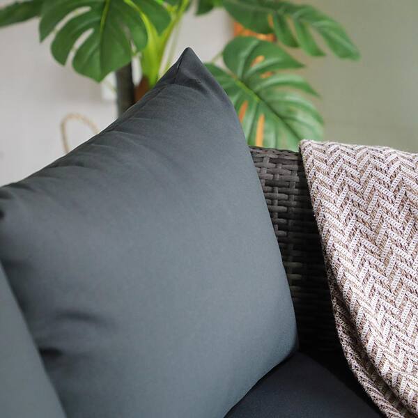 dark grey cushions