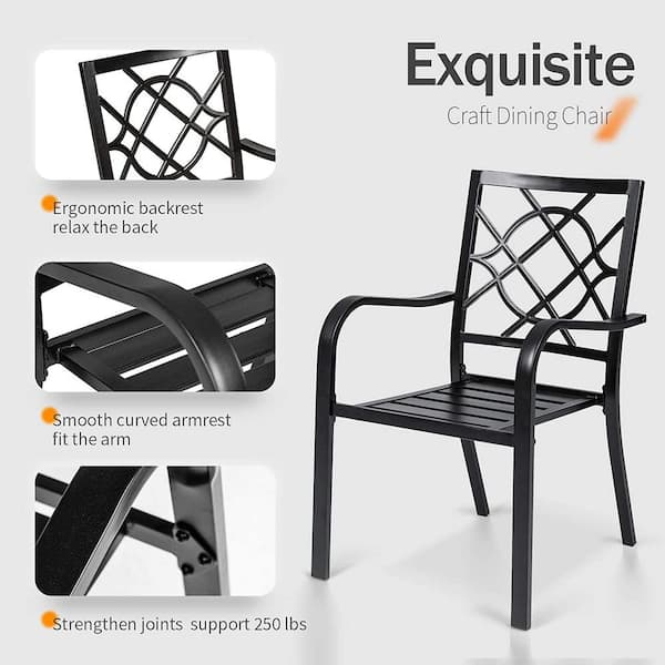 Hanover Monaco 5-Piece Outdoor Round Patio Dining Set And 4 Swivel