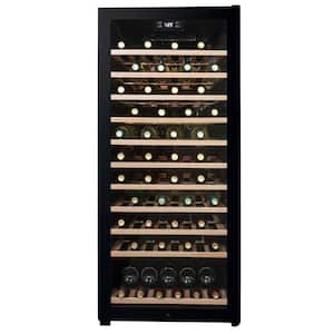 Single Zone 94-bottle Free-Standing Wine Cooler in Black