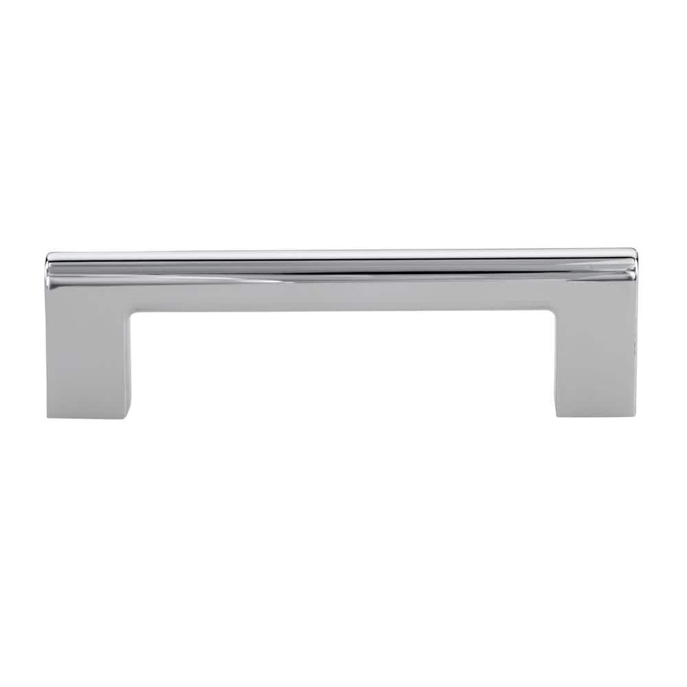 Vail 4-inch Polished Chrome Cylindrical Bar Pull