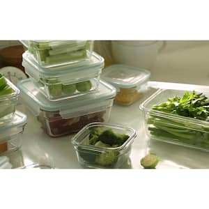 Glass Food Storage and Bakeware Set, 28-Piece