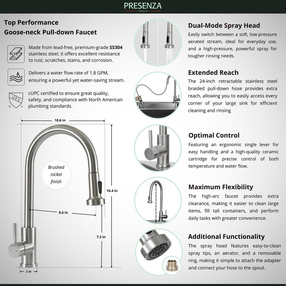 Black Stainless Steel Freestanding Laundry Sink with Faucet