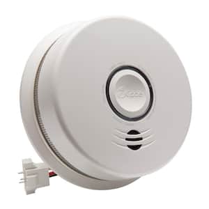 10 Year Worry-Free Hardwired Combination Smoke and Carbon Monoxide Detector with Voice Alarm and Ambient Light Ring