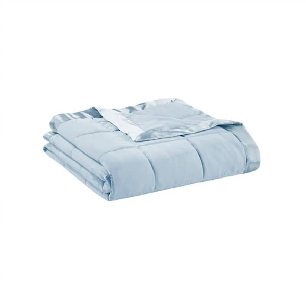 Jeedeson Blue Twin 100% Polyester Hypoallergenic Classic Blanket