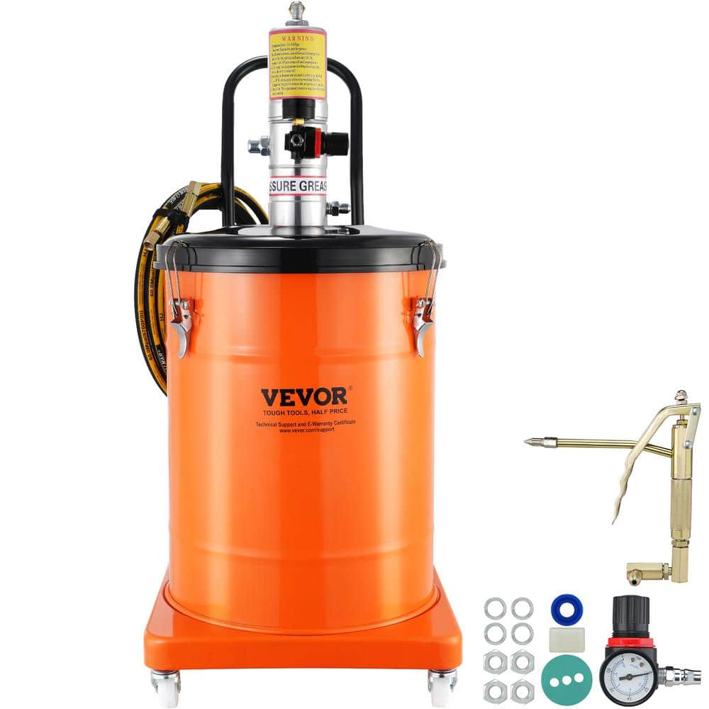 VEVOR Grease Pump, 10.5 Gal.lon 40L Air Operated Grease Pump with 13 ft ...