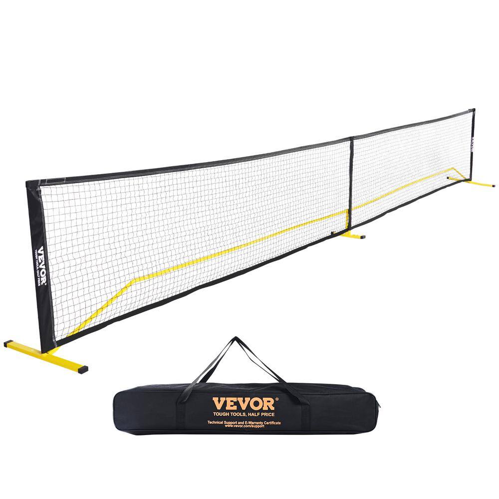 VANCL Badminton Pickleball Net With Wheels Movable, Deluxe Heavy Duty