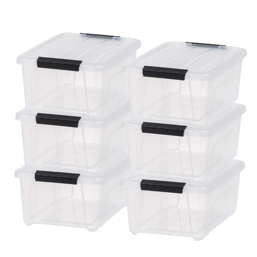 13.5 Qt./3.4 Gal. Buckled Clear Box, Clear (6-Pack) price history on PriceWatchPro