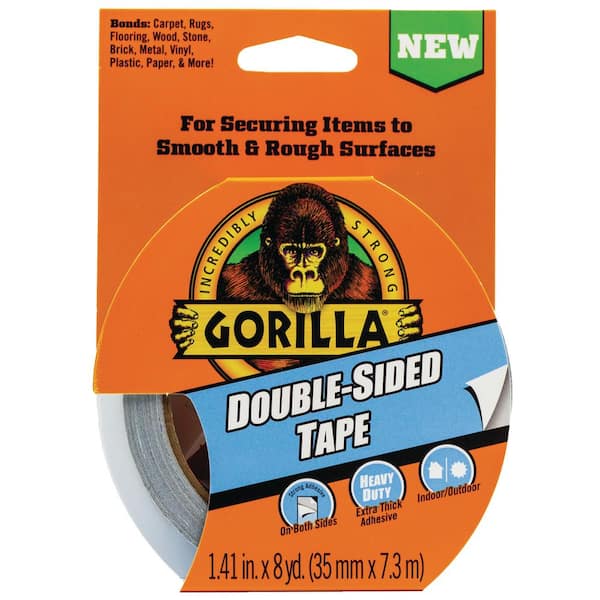 Gorilla 1.41 in. x 8 yd. Double Sided Cloth Tape (6-Pack) 100925 - The Home  Depot