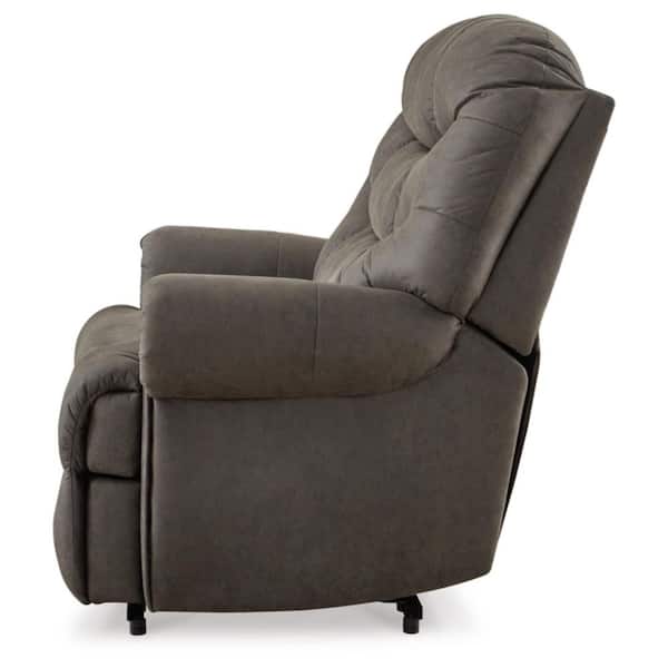 Signature DESIGN BY ASHLEY Camera Time Gray Faux Leather Standard