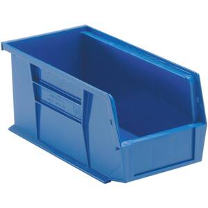 Ultra Stack and Hang 1.5 Gal. Storage Bin in Blue
