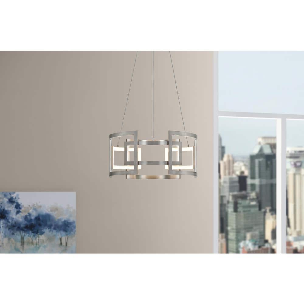 Tercero 23-Watt Brushed Nickel Integrated LED Pendant price history on PriceWatchPro
