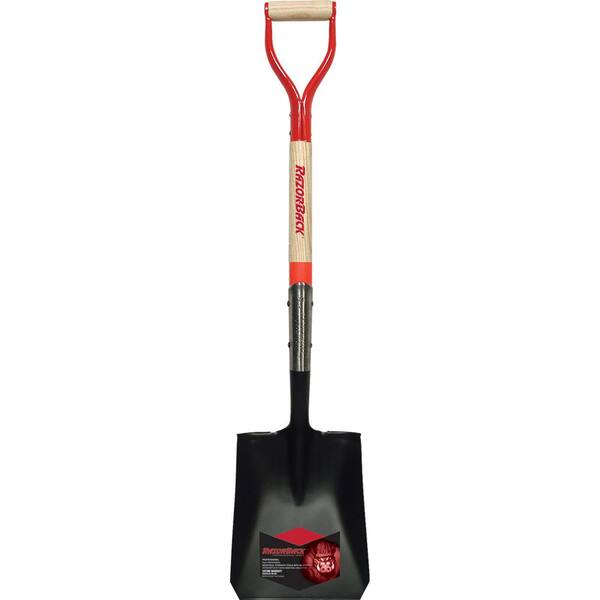 Razor-Back 30 in. Wood D-Handle Transfer Shovel 42101 - The