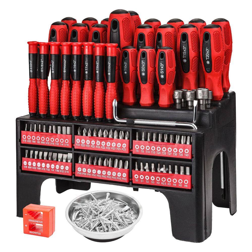 Magnetic Insulated Screwdriver Shank 23pcs Standard 8pcs Precision 60pcs Bit Black Family Hand Tool Set price history on PriceWatchPro