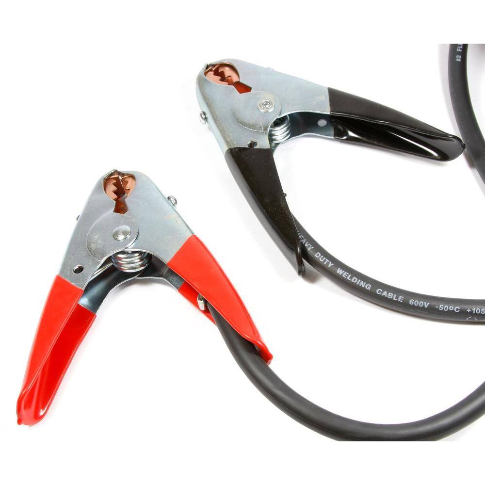 Heavy Duty 25 ft Black and Red Battery Jumper Cables